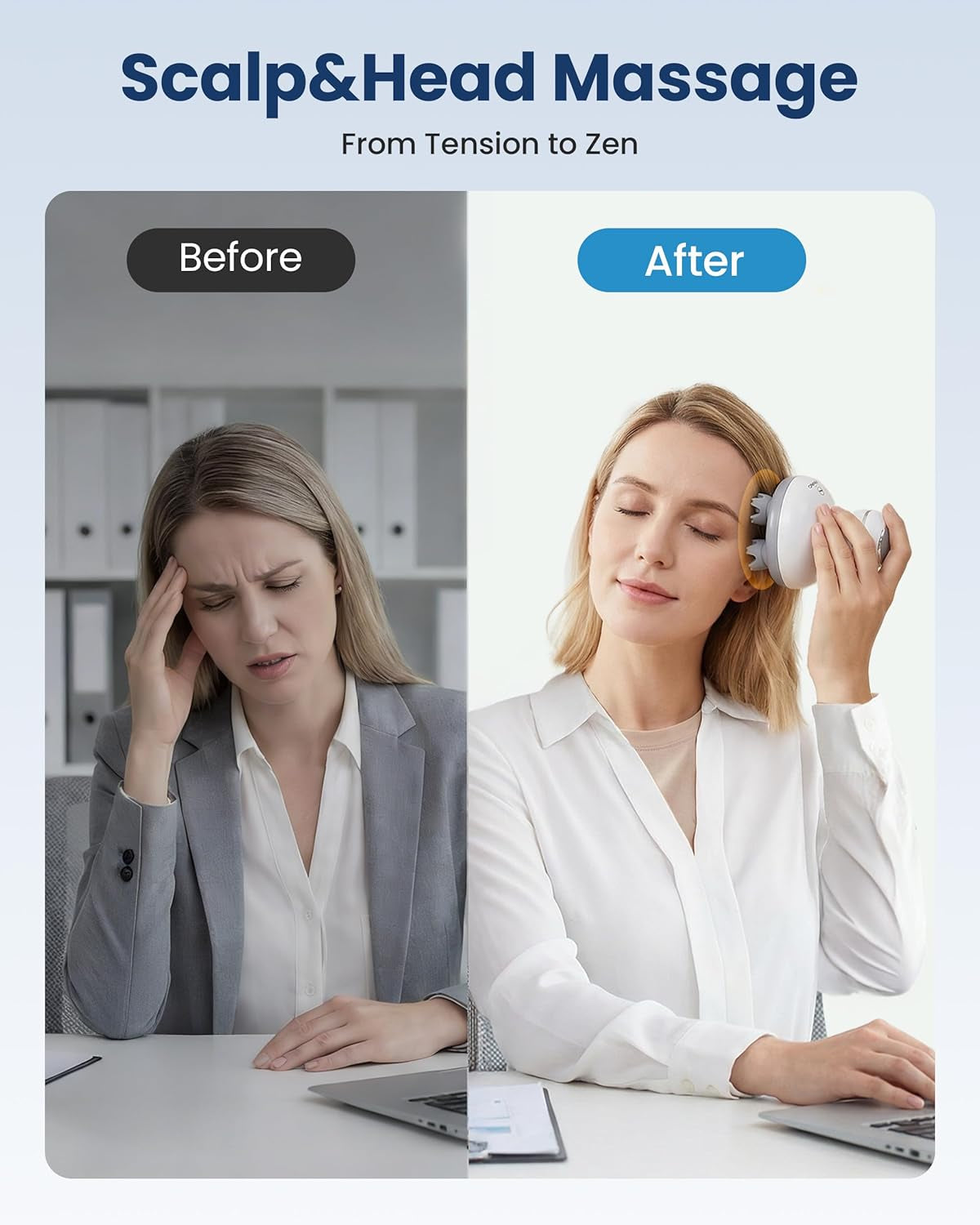 Electric Cordless Scalp Wellness Massager