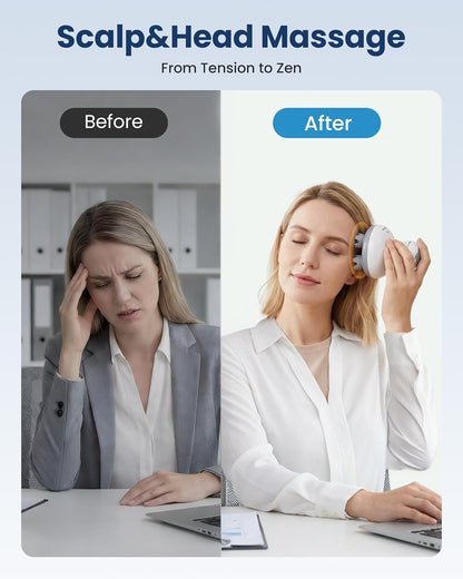 Electric Cordless Scalp Wellness Massager