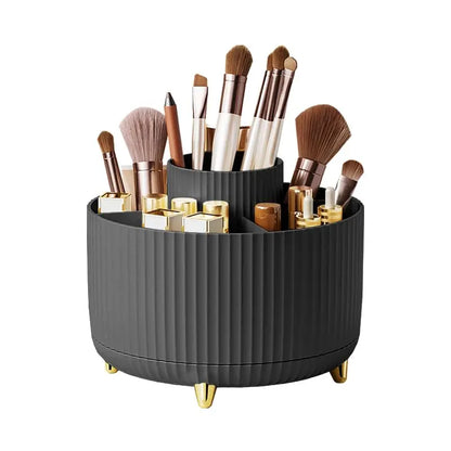 360 Rotating Makeup Brush Organizer