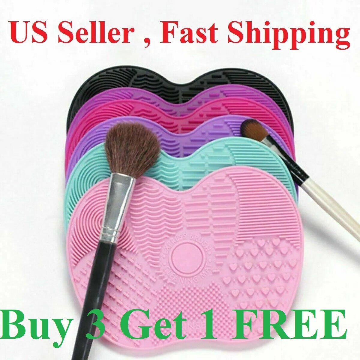 Silicone Makeup Brush Cleaning Mat