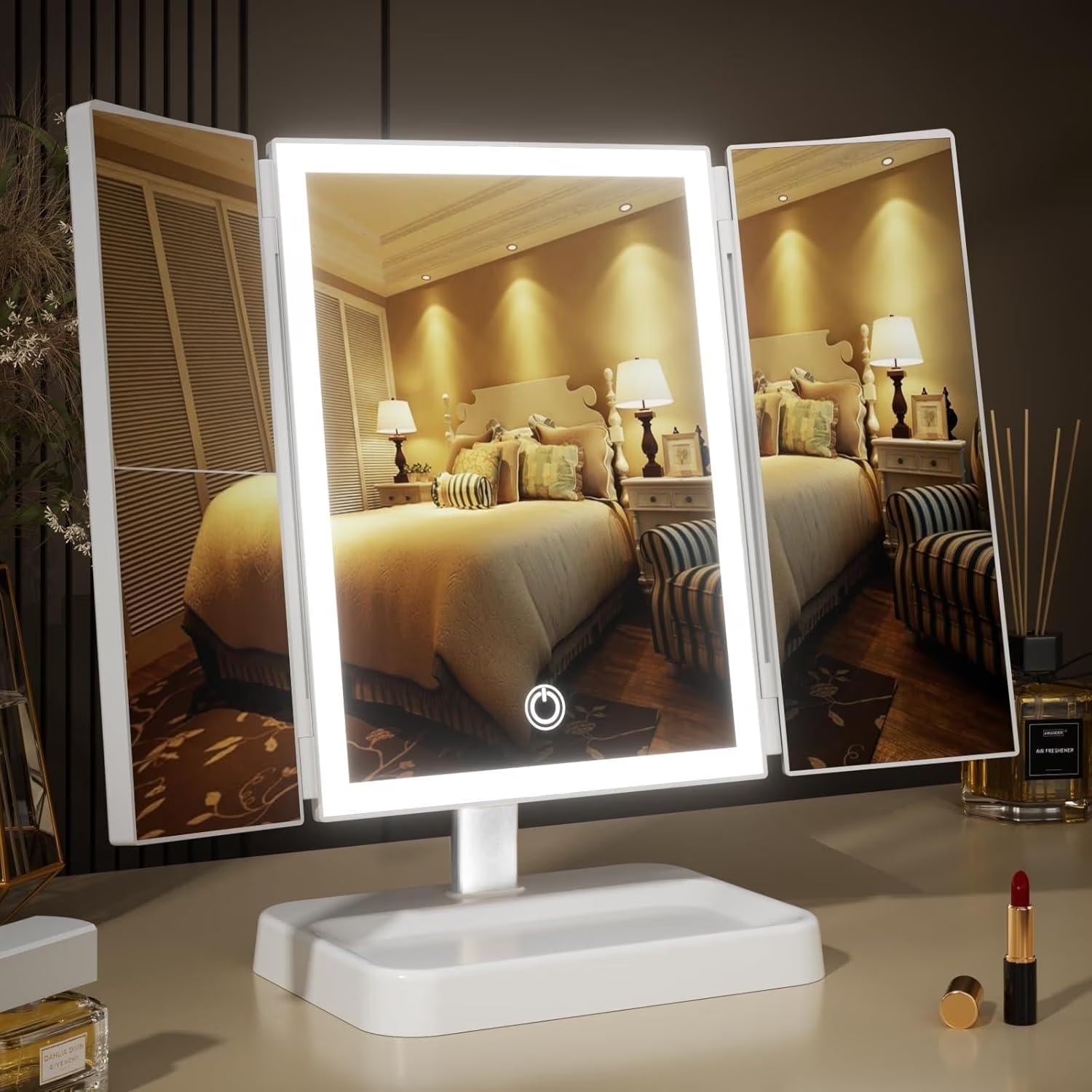 LED Precision Vanity Mirror with Magnification