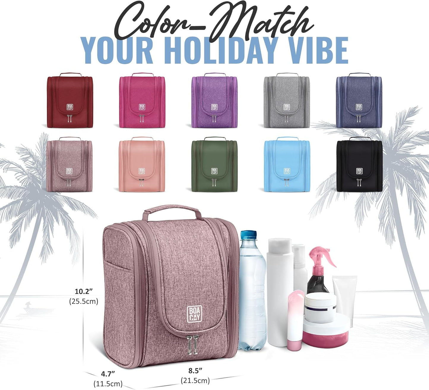 Travel Organizer for Makeup and Accessories
