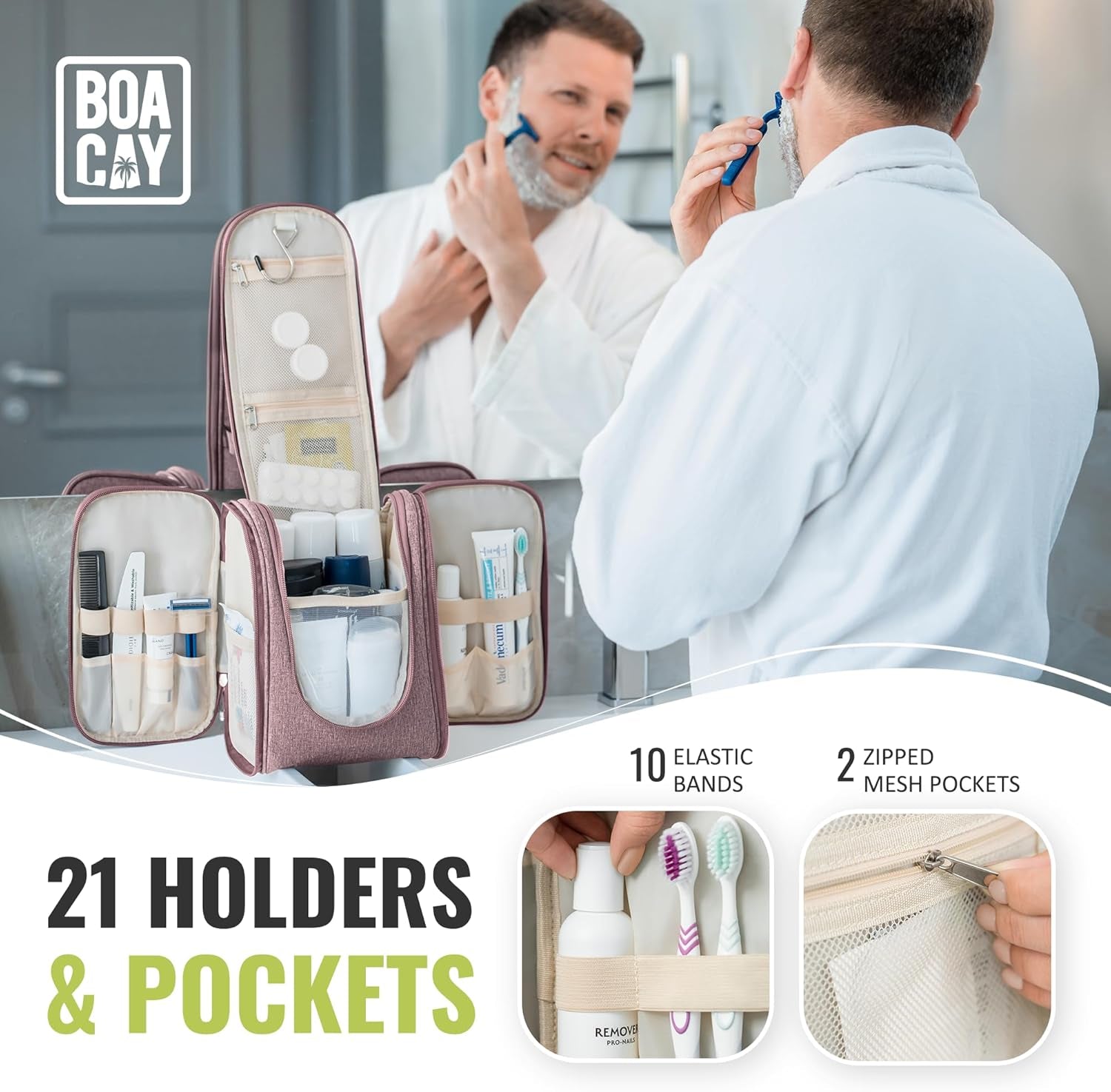 Travel Organizer for Makeup and Accessories