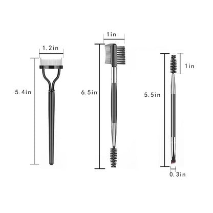 Eyelash and Eyebrow Care, 3 Piece Set