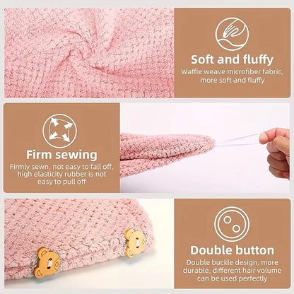 Microfiber Hair Towel Wrap