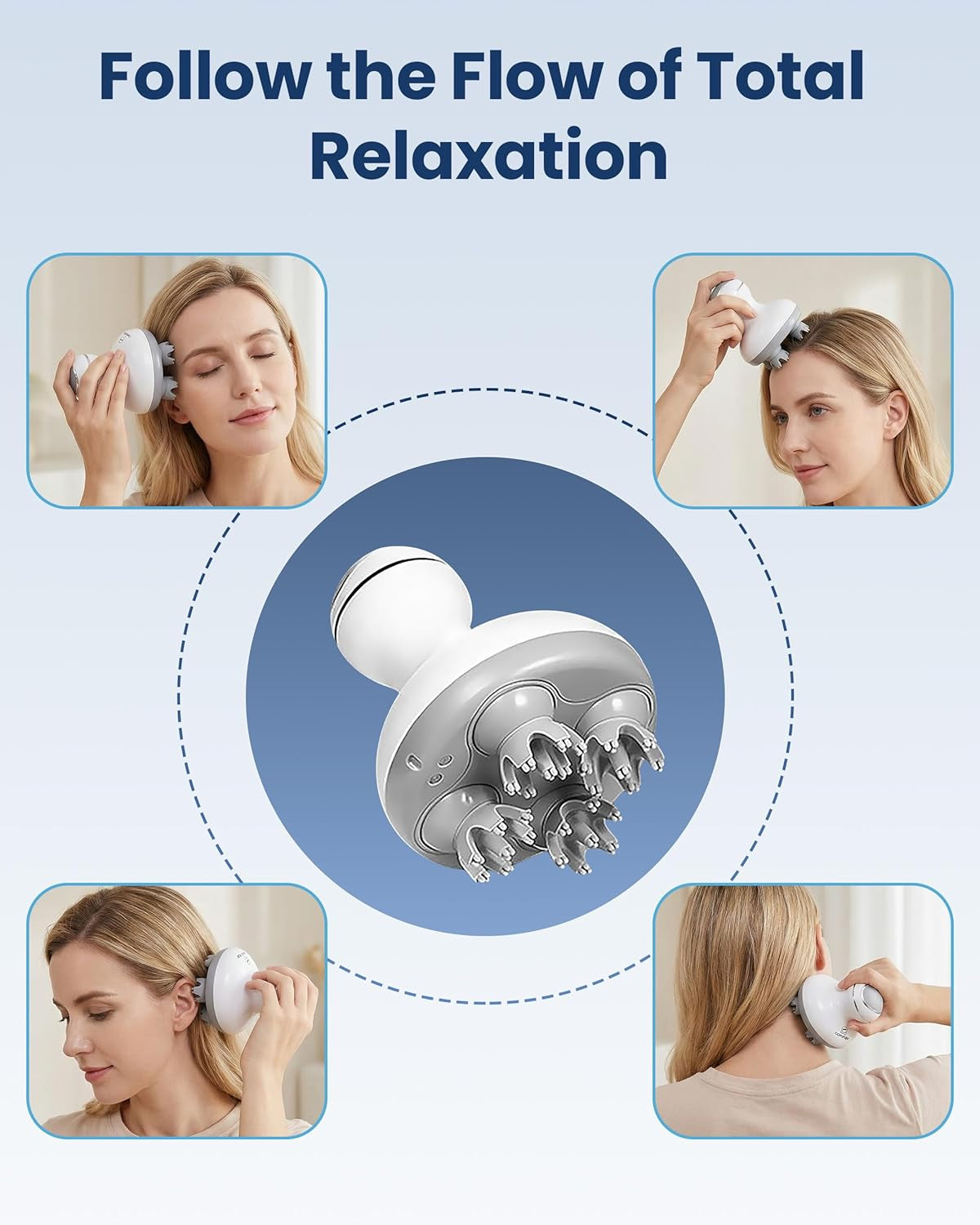 Electric Cordless Scalp Wellness Massager